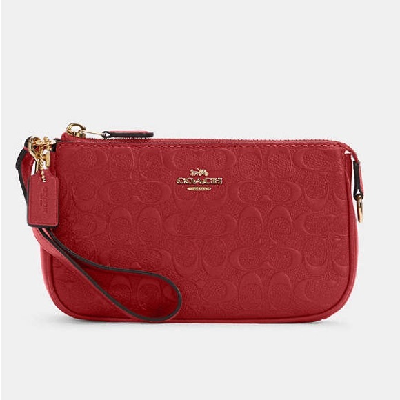 Nolita 19 Coach red bag, leather is in signature and embossed - Picture 3 of 4